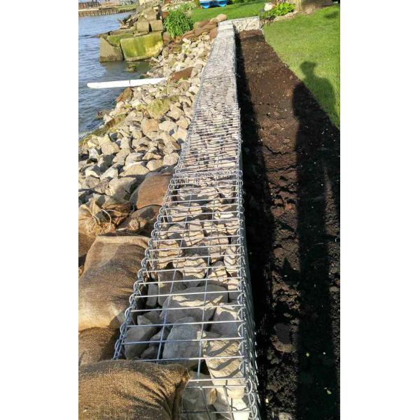 Erosion Control Welded Gabion Baskets Residential Landscaping Gabion Wall