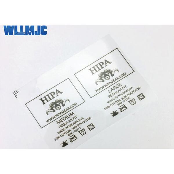 Offset Printing Heat Transfer Label / Heat Press Shirt Tags Logo Printable