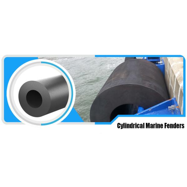 650×1500mm Cylindrical Fender Robust Build Low Aging Effective