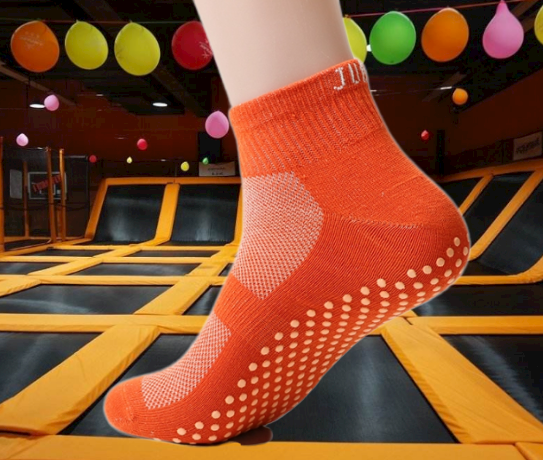 2020 New Design Big A Jump Trampoline Socks Different Styles Bounce Non Slip Socks Jumping Trampoline UK