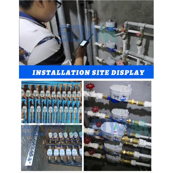 Intelligent Valve Control NbIoT Water Meters Brass Body