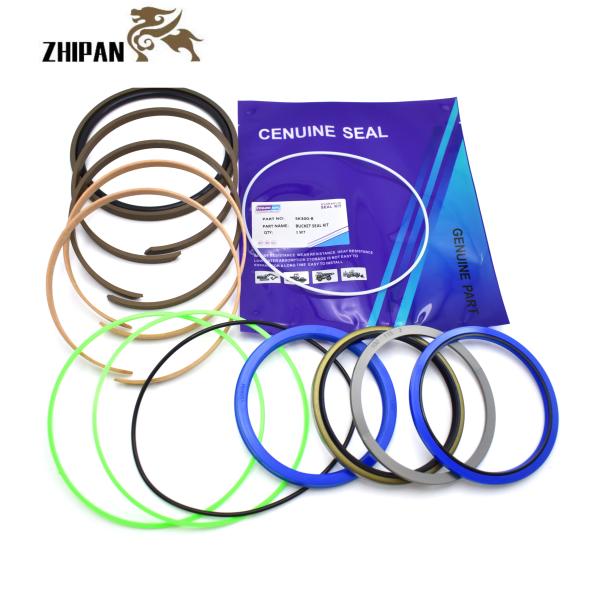SK300-8 Bucket Hydraulic Cylinder Seal Kit Excavator Spare Parts for Kobelco Heavy Equipment