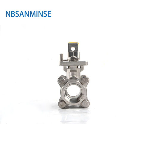 CF8M 1 inch Hydraulic High Pressure Ball Valve 1000psi WOG Stainless Steel SS316 Oil Gas Water Pipe Line Application