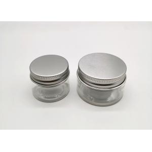 Buy cheap 20g Clear PET Cosmetic Cream Jar With Screw Aluminum Cap from wholesalers