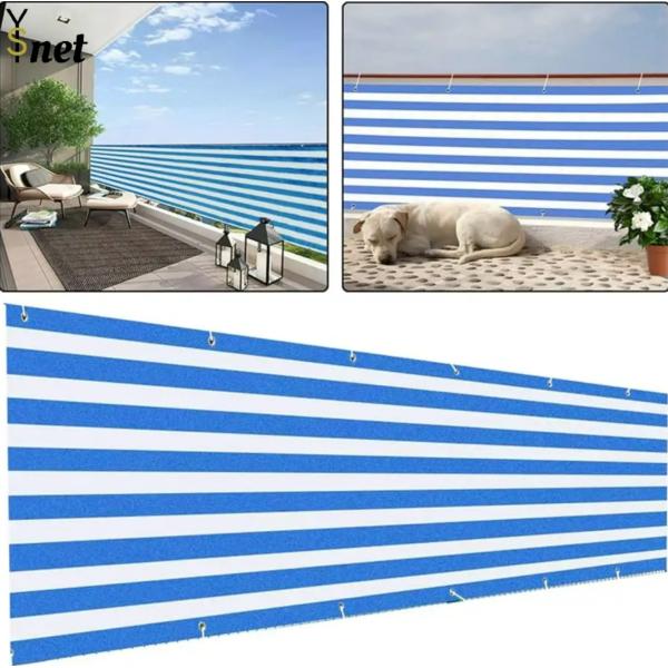 Commercial Balcony Fence Cover Anti Dust Balcony Privacy Fence 100GSM - 200GSM