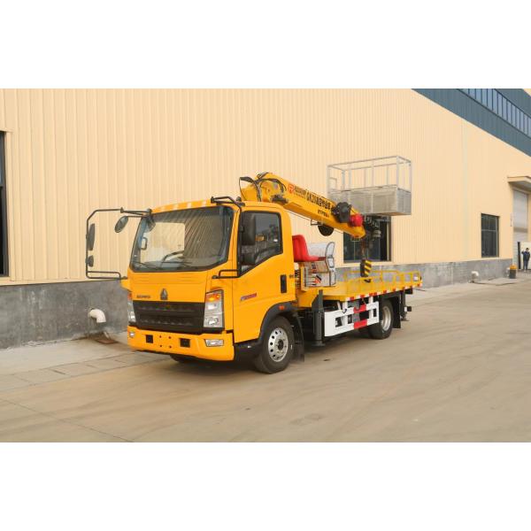 Telescopic Aerial Platform Truck 21 Meter HOWO Brand Boom Lift Cherry Picker Truck