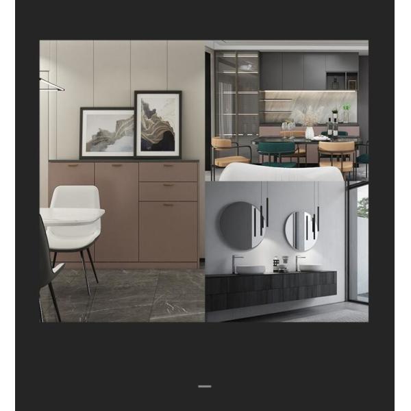 1m 2m HPDL Home White Timber Solid Wood Kitchen Cabinets Carcase White Accessories