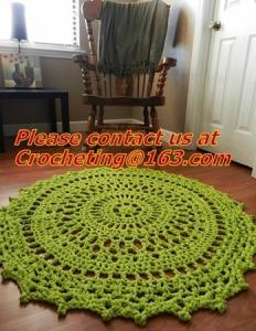 China Handmade crochet rug, Acrylic blanket knit carpet, Hand knit blanket, rug, carpet, blanket on sale