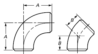 Medical And Food Industry Stainless Steel Butt Weld Elbow Polished