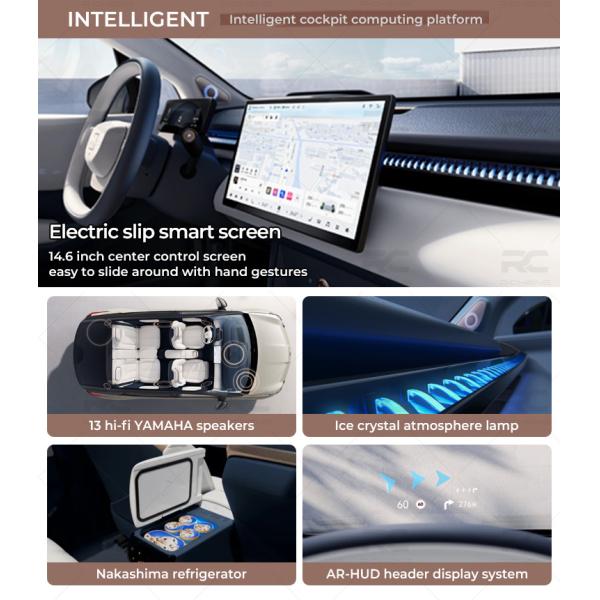 2024 Electric Luxury Suv Smart Car Geely Electric Car Zeekr X Energy Vehicles 4 Wheel Ev Cars Maximum power 315kw 428Ps