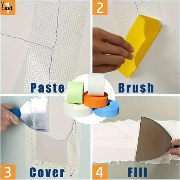 Fiberglass self adhesive mesh tape drywall joint glass fiber mesh tape