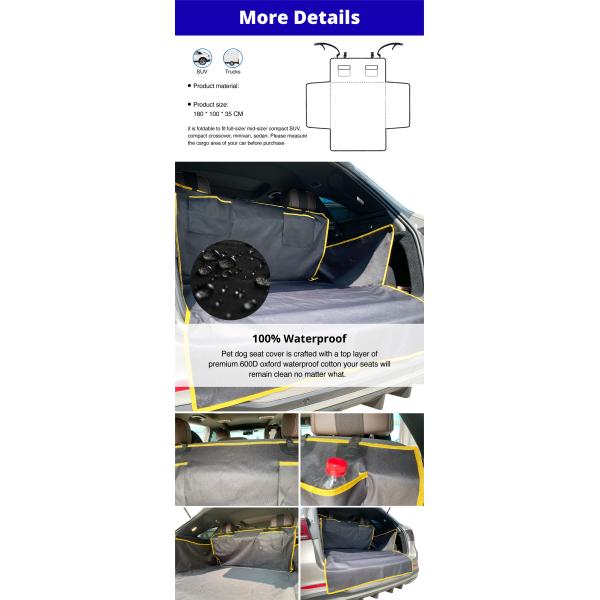 Trunk Protection Dog SUV Cargo Liner Cover For Car SUVs Trucks Cover For Dogs
