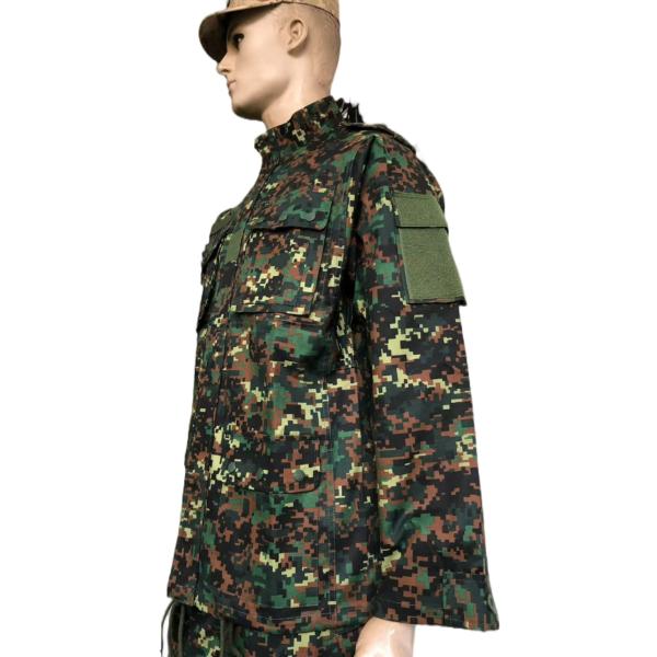 Outdoor Activities BDU Combat Uniform Set Functional With Digital Camouflage