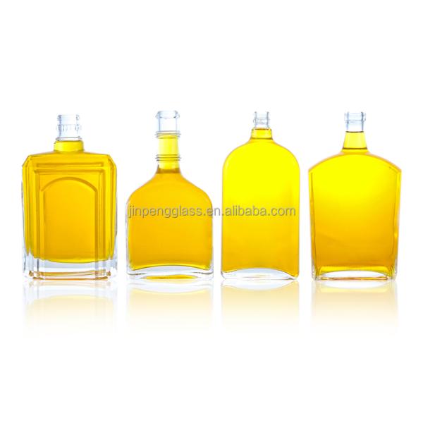 Customized 375ml 500ml 700ml750ml Super Flint Glass Bottle for Gin Vodka Tequila Rum