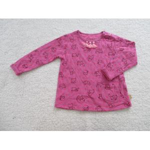 Quality Pink Girl Long Sleeve Shirt Front Placket With Buttons wholesale