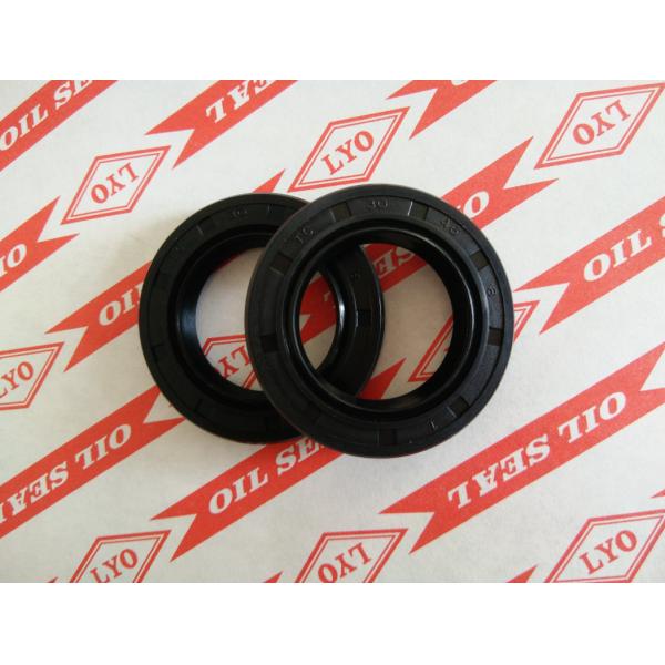 TC framework oil seal,model 30*46*8,NBR material,color is generally biack and brown.