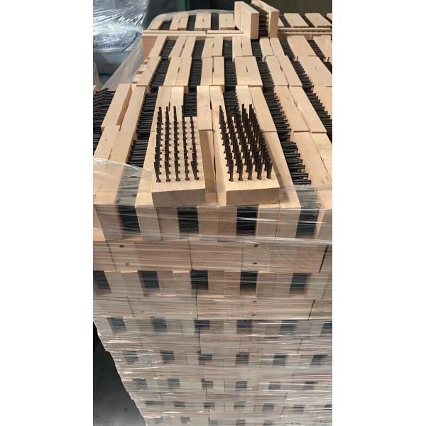 Heavy Duty Outdoor Yard Stiff Steel Wire Broom Head, Sweeping Brush for Deck Scrub Decking