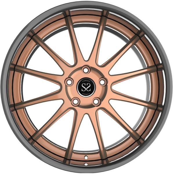 forged 2 - piece sport rim work car wheels 5x130 5x120 5x112 concave