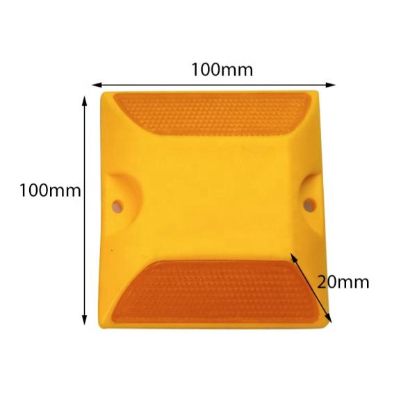 Road Safety Stud Road Cone Sign Used Plastic Reflector Cat Eye Road Stud For Road Safety