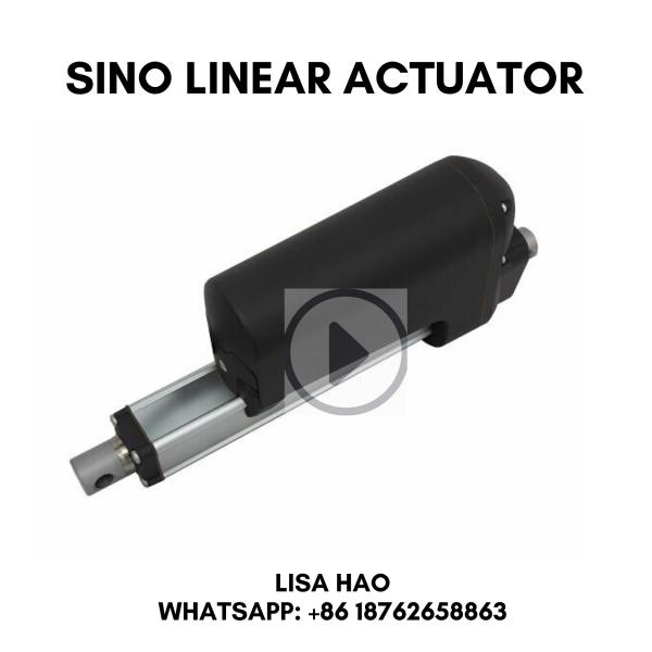 12Volt progressive industrial linear actuator ip66 400mm travel 6500n load, ball screw actuator