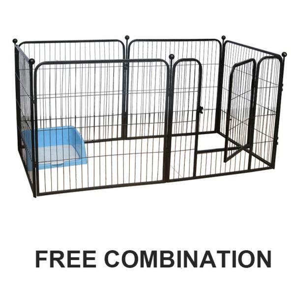 120cm 6 Tablets Dog Playpen Barrier SGS Dog Cage Fence Indoor