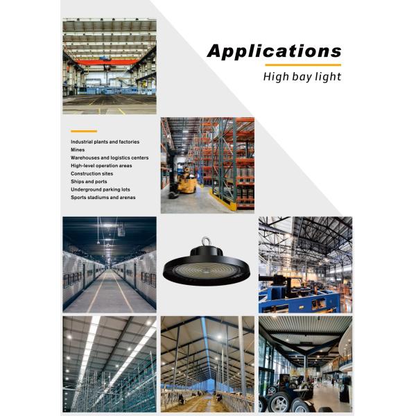 Industrial Ufo Led Shop Lights 300w 200LM/W Commercial Ufo Lights Led For Warehouse