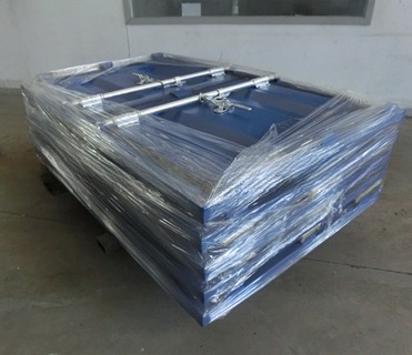 20ft 40ft Dry Cargo Shipping Container Doors with Finished Surface and Necessery Lead Acid Battery