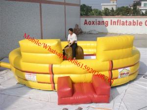 Quality inflatable bull ride hot sale inflatable mechanical bull inflatable bull ring wholesale