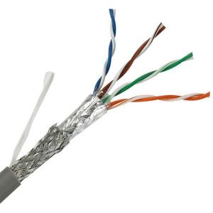 China Class 5 Double Shielded Ethernet LAN Cable Eight Core PC Full Broadband Four Pair Twisted Pair on sale