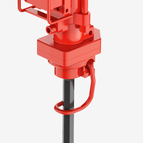Small Flow 20-25lpm Hydraulic Drill Rigs For Rock convenient operation