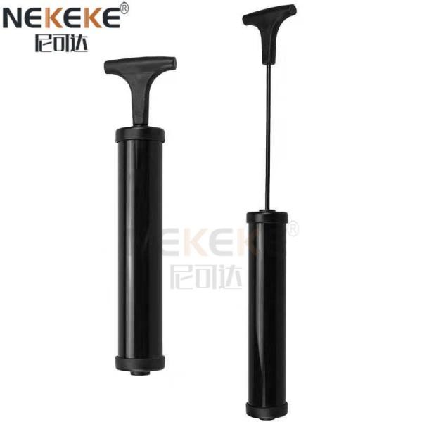 Black PVC Manual Air Pump For Boat Fender Marine Buoys 24cm-37cm