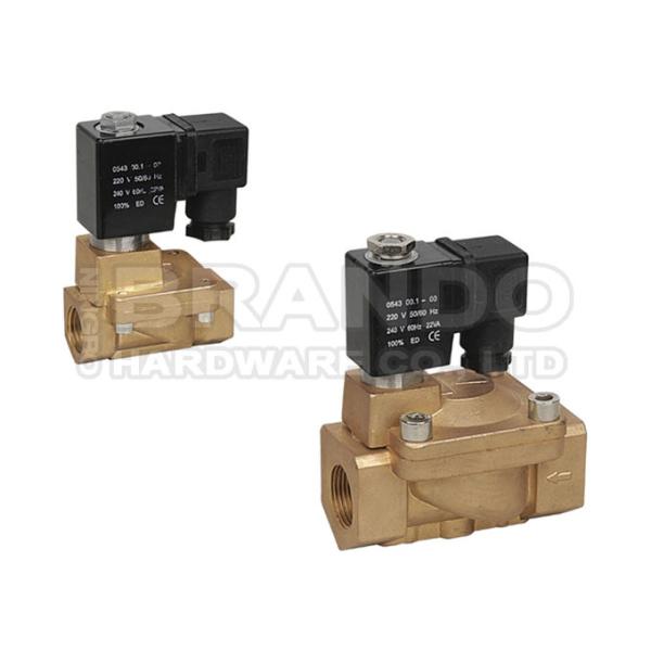 PU220A-06 Shako Type 2/2 Way NC Brass Solenoid Valve 3/4'' 24V DC 3