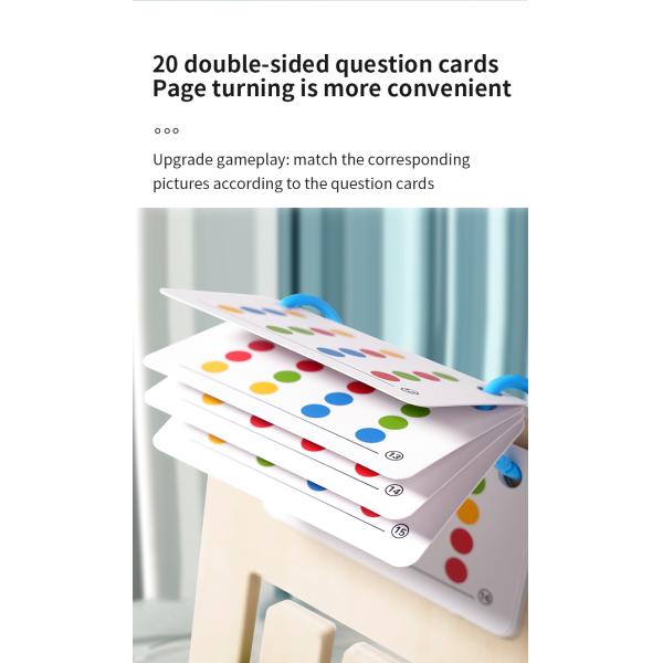 New Montessori Children Educational Game Toy Color Matching Game for Brain Intelligence