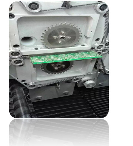 Low noise Automatic PCB V Cut Machine with stainless steel body
