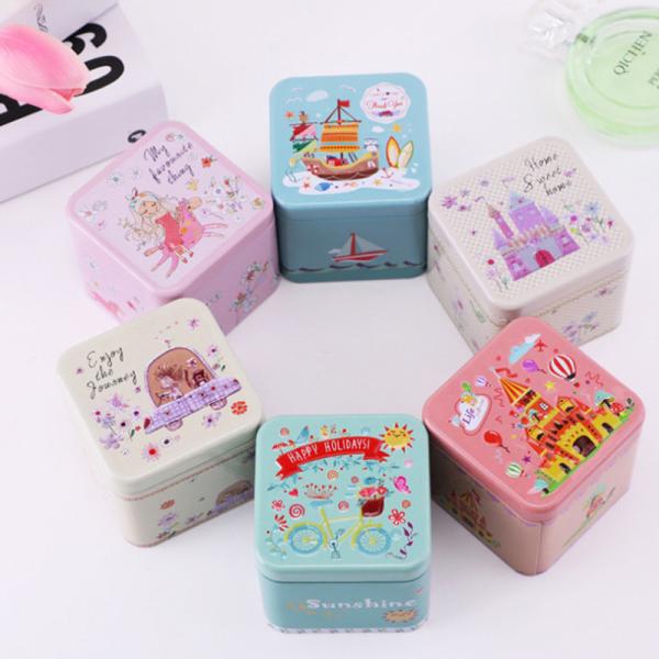 Printed Candle Packaging Gift Tin Cans Aerosol Tin Box
