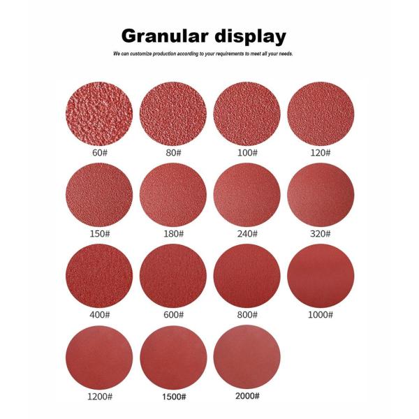 Sandpaper 6 Inch Round Porous Abrasive Sanding Disc for Car and Metal