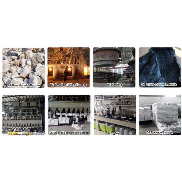 Tilting Furnace Barmac Fused Aluminum Oxide High Purity Trigonal Crystal System