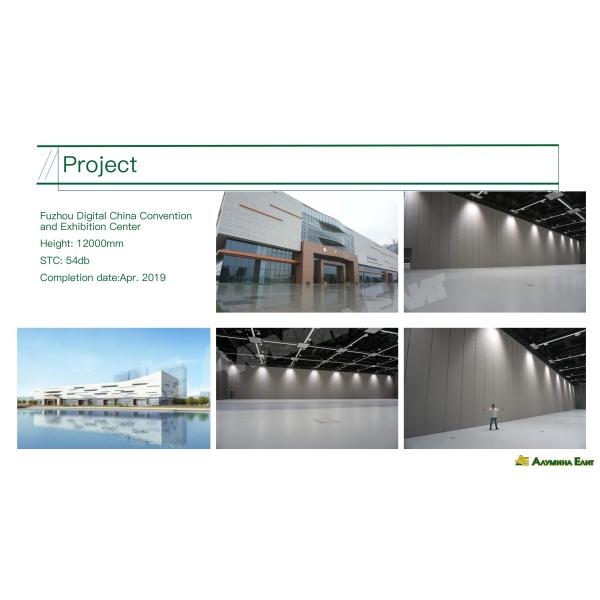 Meeting Room Hanging Sliding Door Banquet Hall Partition Wall