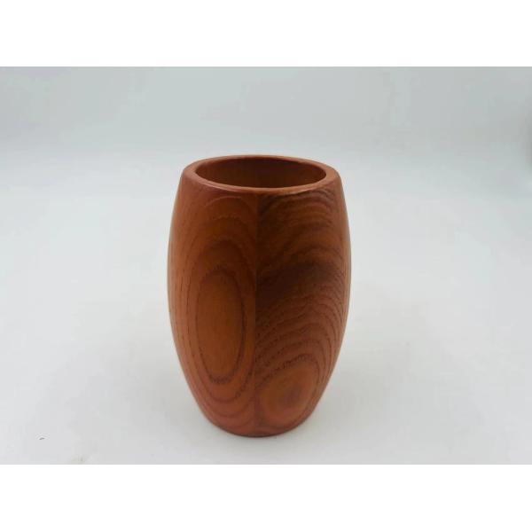 Brown Ashwood Bathroom Countertop Accessories Round Shape Black Pump Toothbrush Cup Bathroom Kits Soap Dispenser