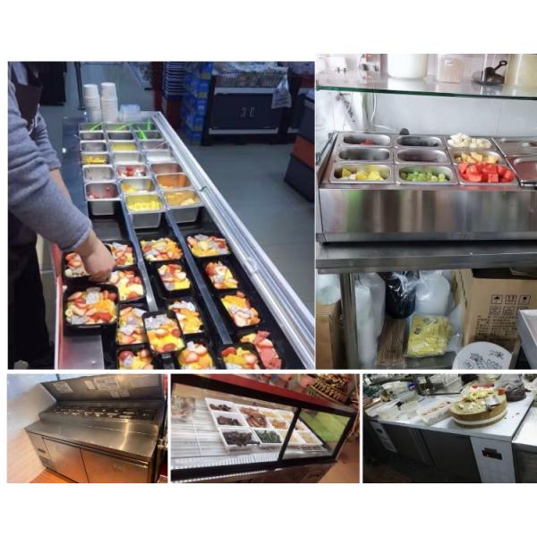 350L Antiwear Commercial Restaurant Refrigerator Undercounter Detachable