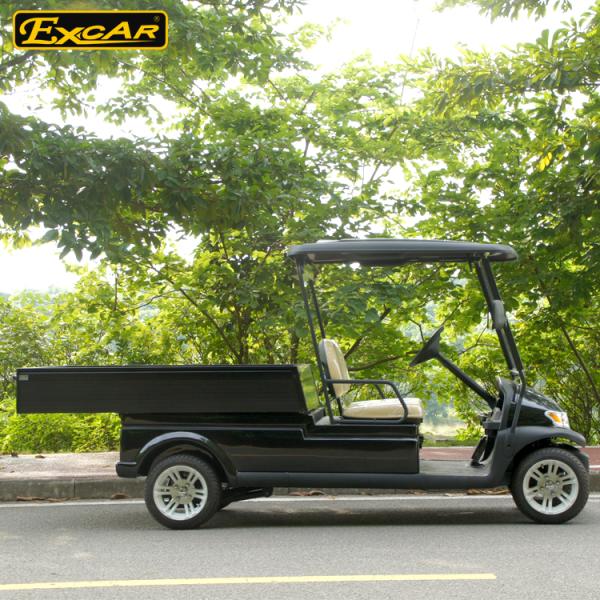 A1H2 Black Cargo Freight Electric Utility Carts battery powered utility vehicles
