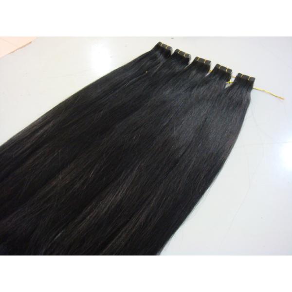 12 Pieces Black Hair Extensions 100G 14 Inch Tape In Hair Extensions