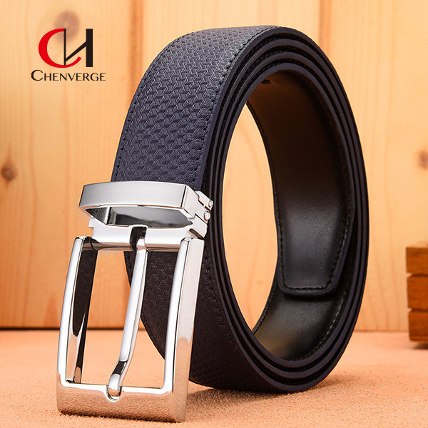 Classic Men's Casual Belt 115cm Preferred Zinc Alloy Buckle Business Jeans Belt