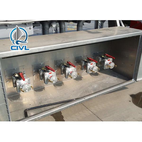 Oil Tank Truck Oil Tanker Semi Trailer / Three Axle Fuel Tanker Semi Trailer