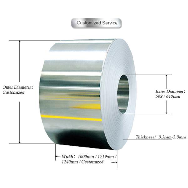 3.0-16.0mm Hot Rolled 304L 904l Stainless Steel Strip 50mm For Kichten Products