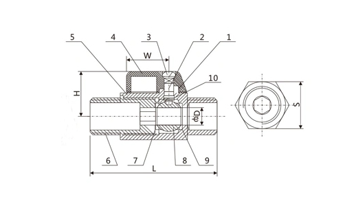 API 598 Bsp Ball Valve Manual Male Thread Aluminum Alloy