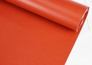 Quality 860mm Silicone Coated Fiberglass , Thermal Insulation Silicone Fiberglass Fabric wholesale
