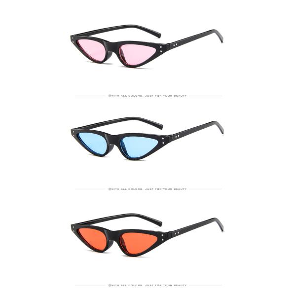 Retro Small Petals Drips Design Small Cat Eye Sunglasses Designer Sunnies Fun Glasses