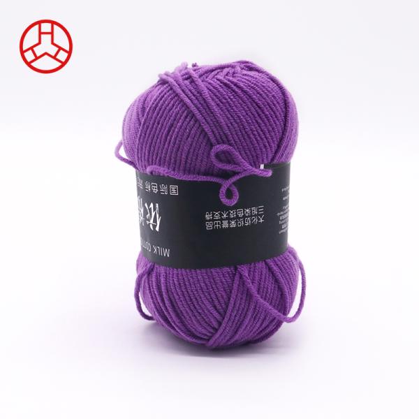 4 Ply Wool Crochet Knitting Thread for Sweater Accepted OEM/ODM and Milk Cotton Material
