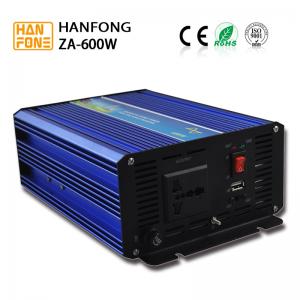 China Hanfong ZA600W Excellent quality low price pure sine wave inverters 600W power 12v 220v High Efficiency hanfong factory on sale